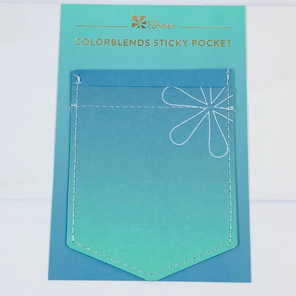 🐬Cute Colorblends Sticky Pocket for notebooks/journals/etc.🐬